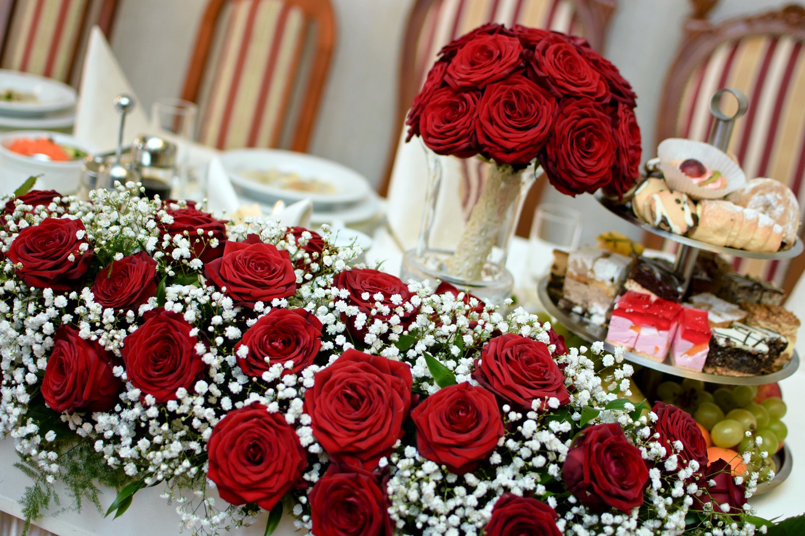 Bukiety ślubne, florystyka, dekorację 