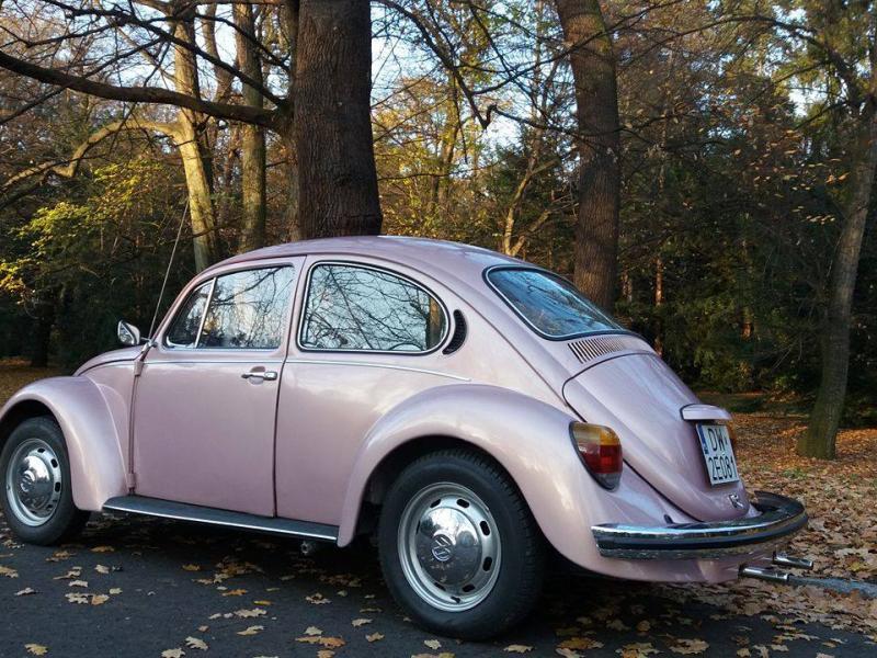 Volkswagen Garbus PINK do ślubu 