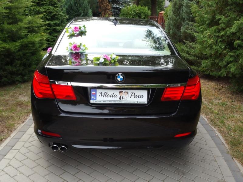 Auto do ślubu - luksusowe BMW 7 w niskiej cenie. Poznań, Gniezno i okolice