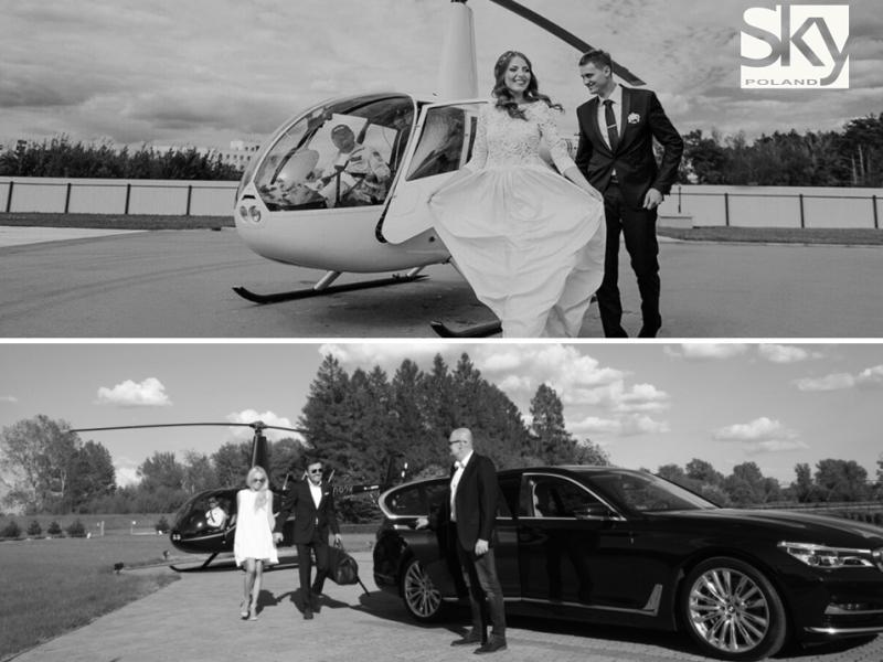 Odlotowe wesele - helikopterem do ślubu !