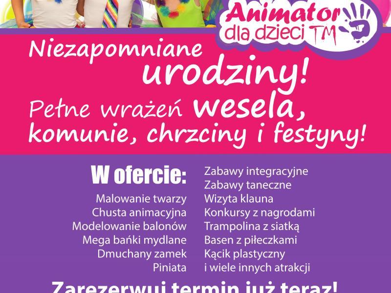 Animator zabaw dla dzieci