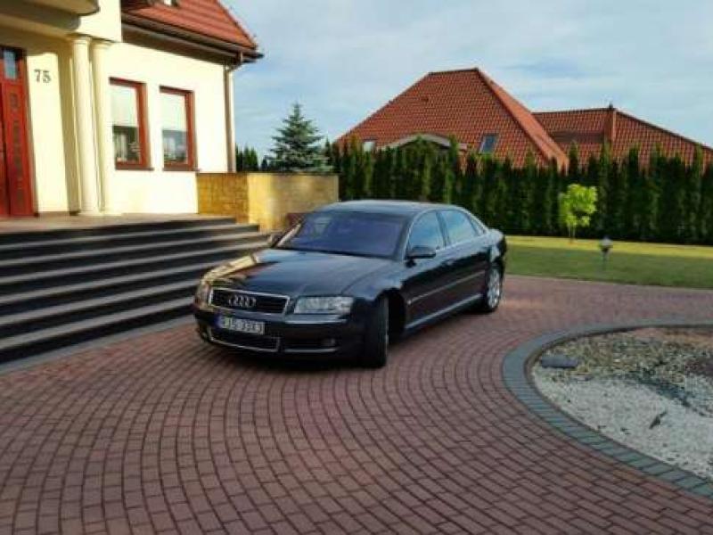 Audi A8L do ślubu LONG . PIĘKNE auto do ślubu.