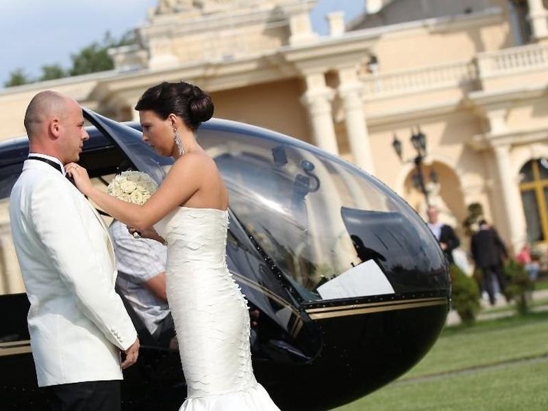 Odlotowe wesele - helikopterem do ślubu !